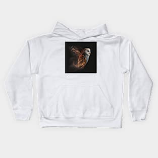 Barn Owl Whisp 01 Kids Hoodie